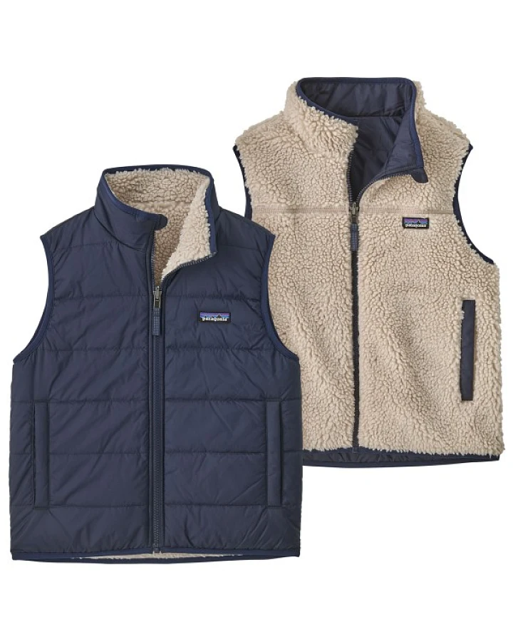 Patagonia - Kid's Reversible Ready Freddy Vest - Fleeceweste Gr XS blau