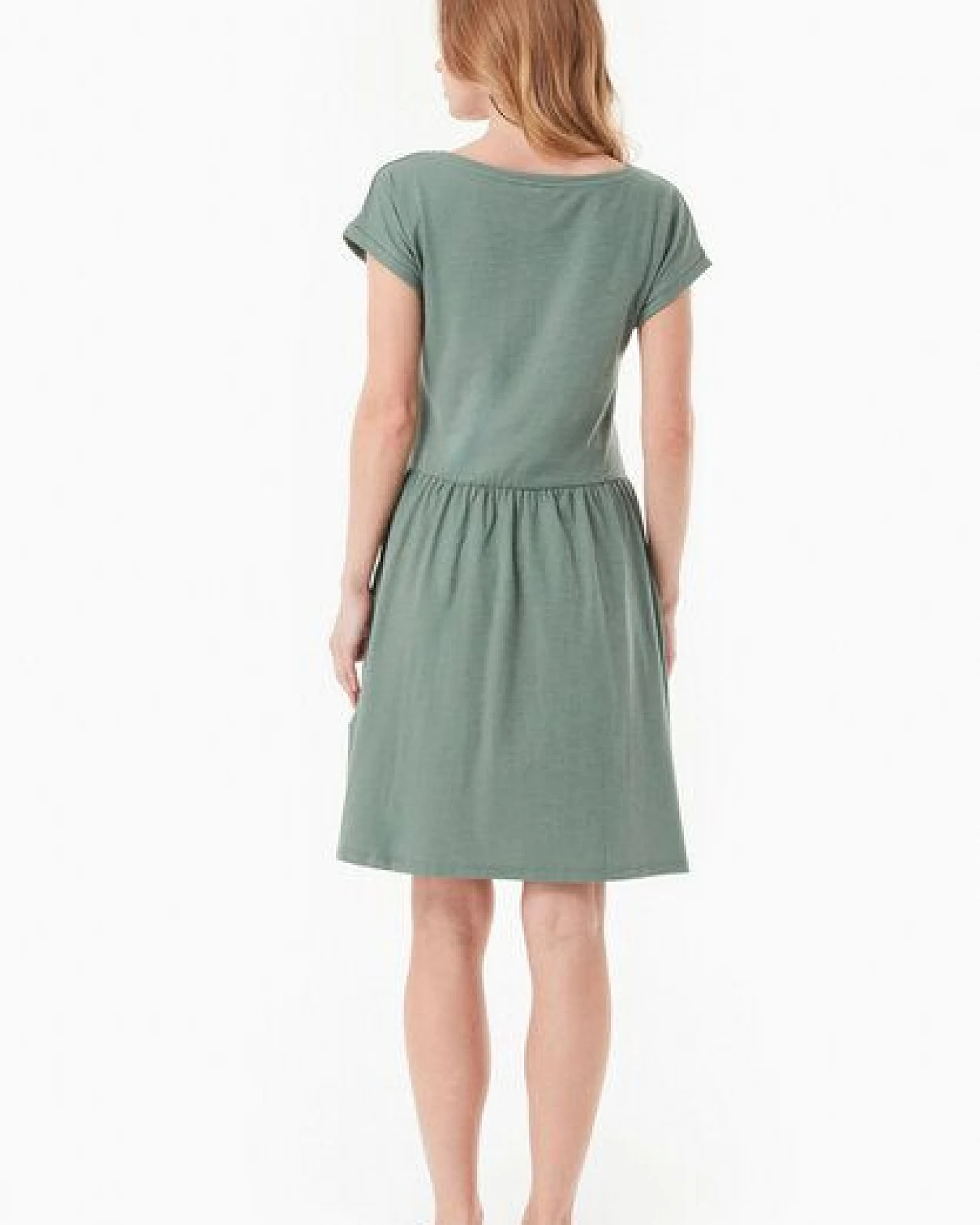 ORGANICATION Slub-Jersey-Kleid aus Bio-Baumwolle – Ansicht 3