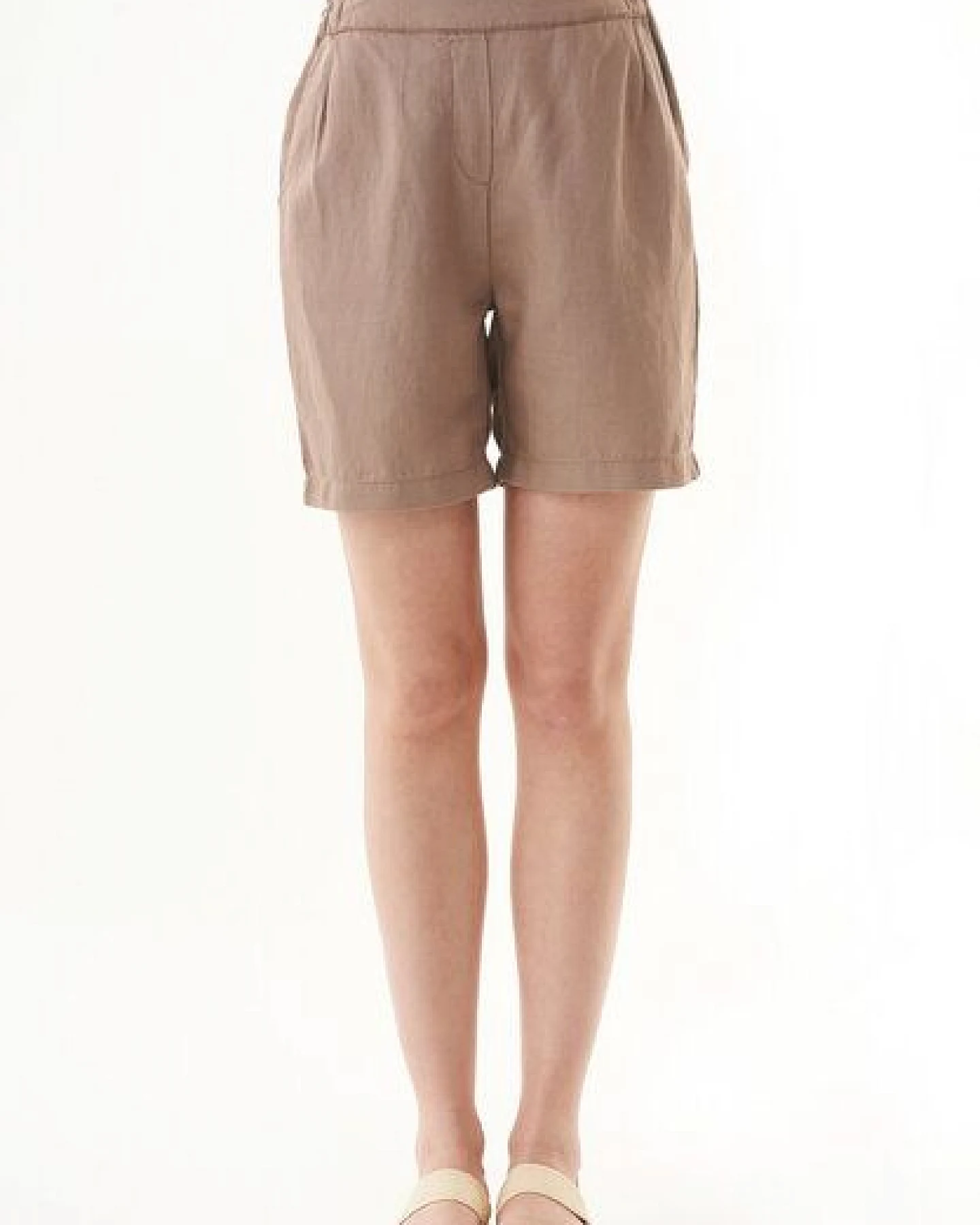 ORGANICATION Shorts aus TENCEL Lyocell und Leinen – Ansicht 2