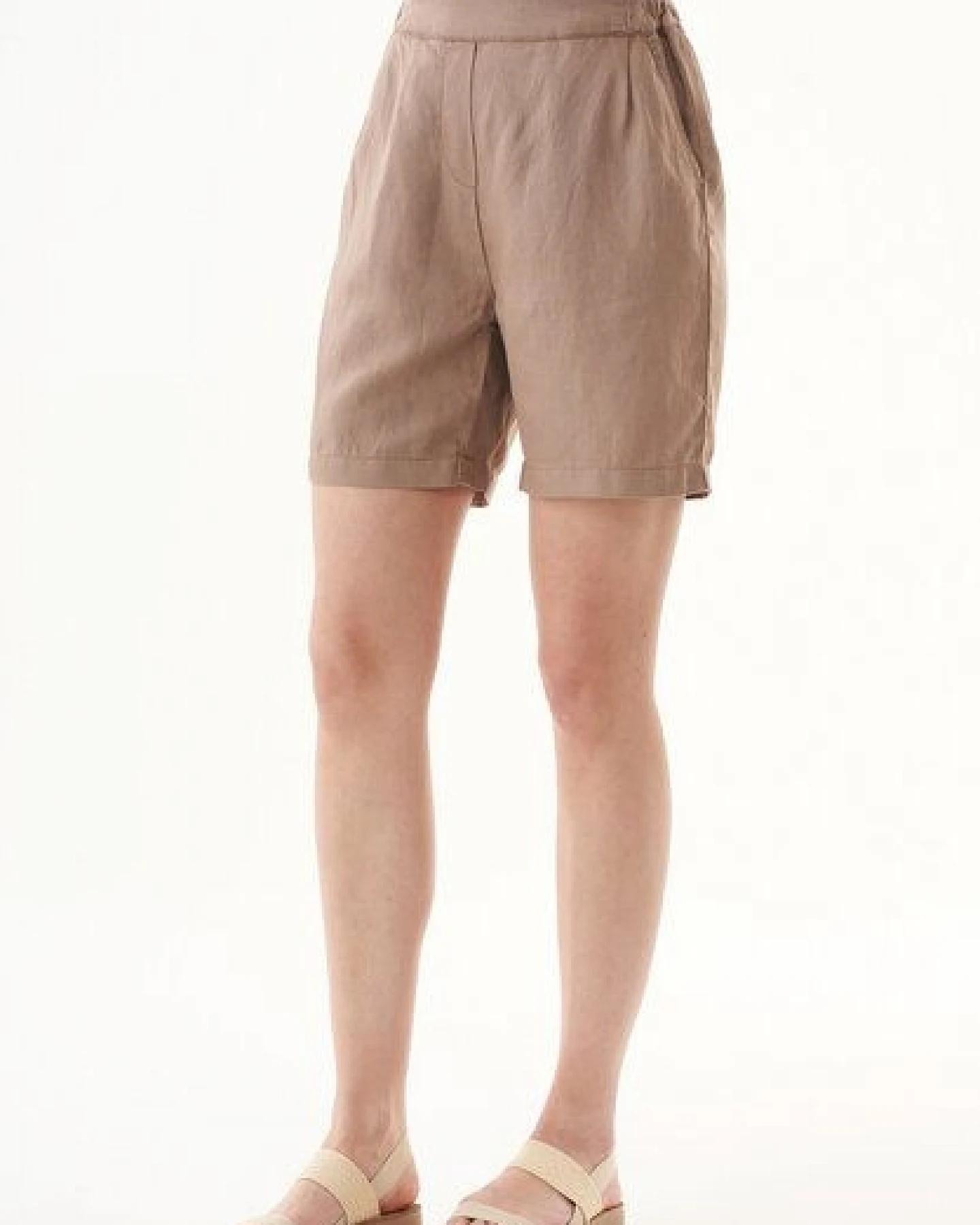 ORGANICATION Shorts aus TENCEL Lyocell und Leinen – Ansicht 3