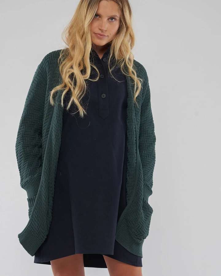 Knit Cardigan aus Bio Baumwolle