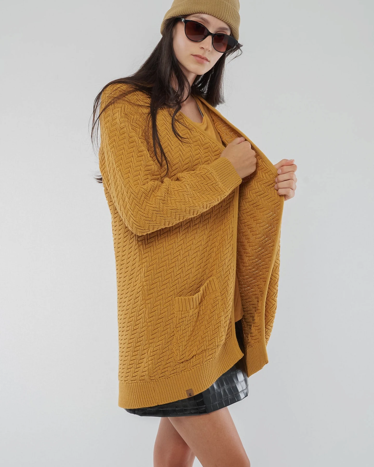 Knit Cardigan aus Bio Baumwolle – Ansicht 2