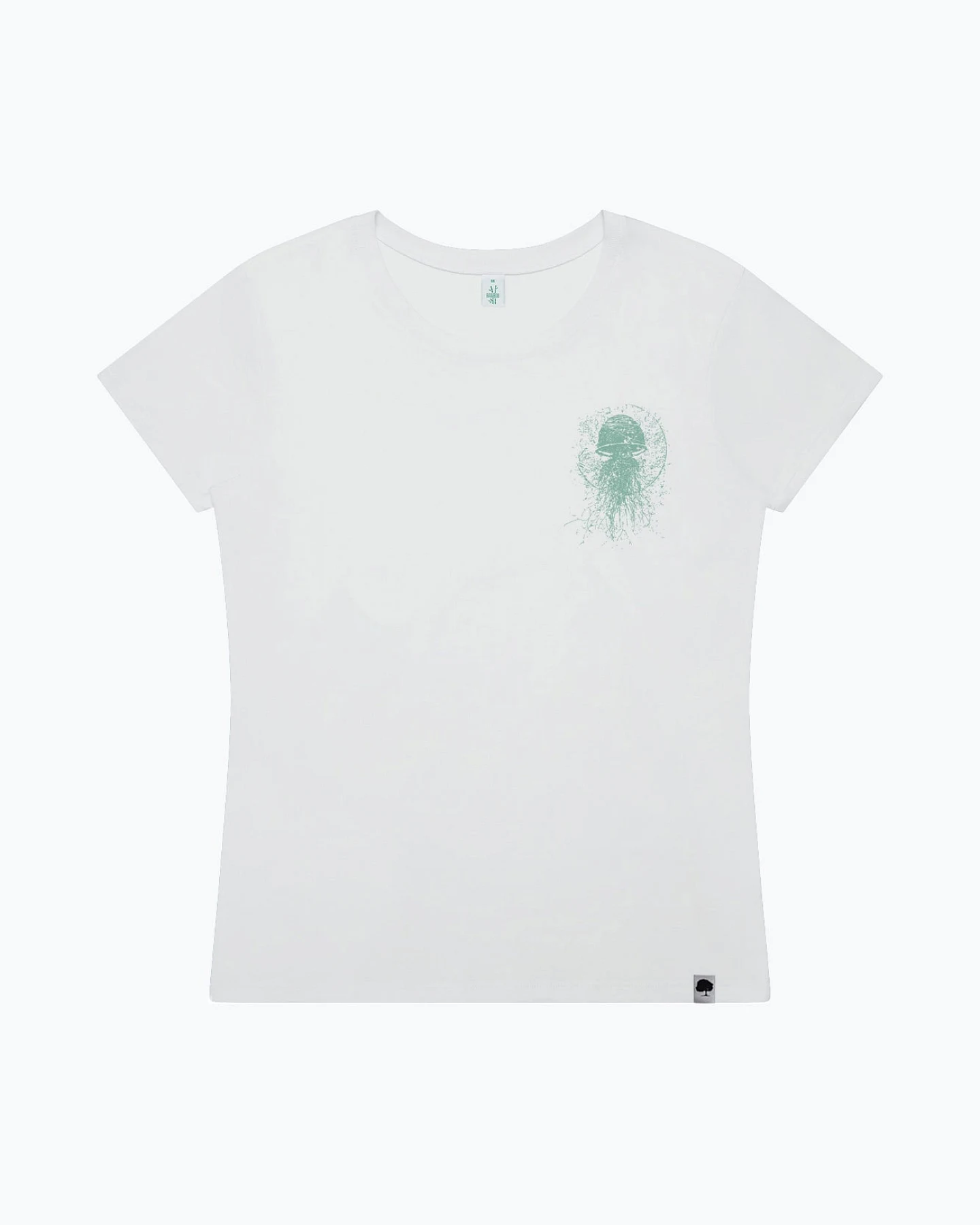 Qualle Frauen Bambus T-Shirt – Ansicht 3