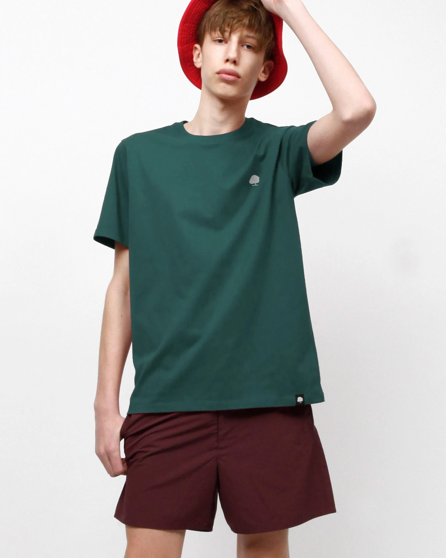 Heavy T-Shirt mit Stickerei aus Bio Baumwolle – Ansicht 2