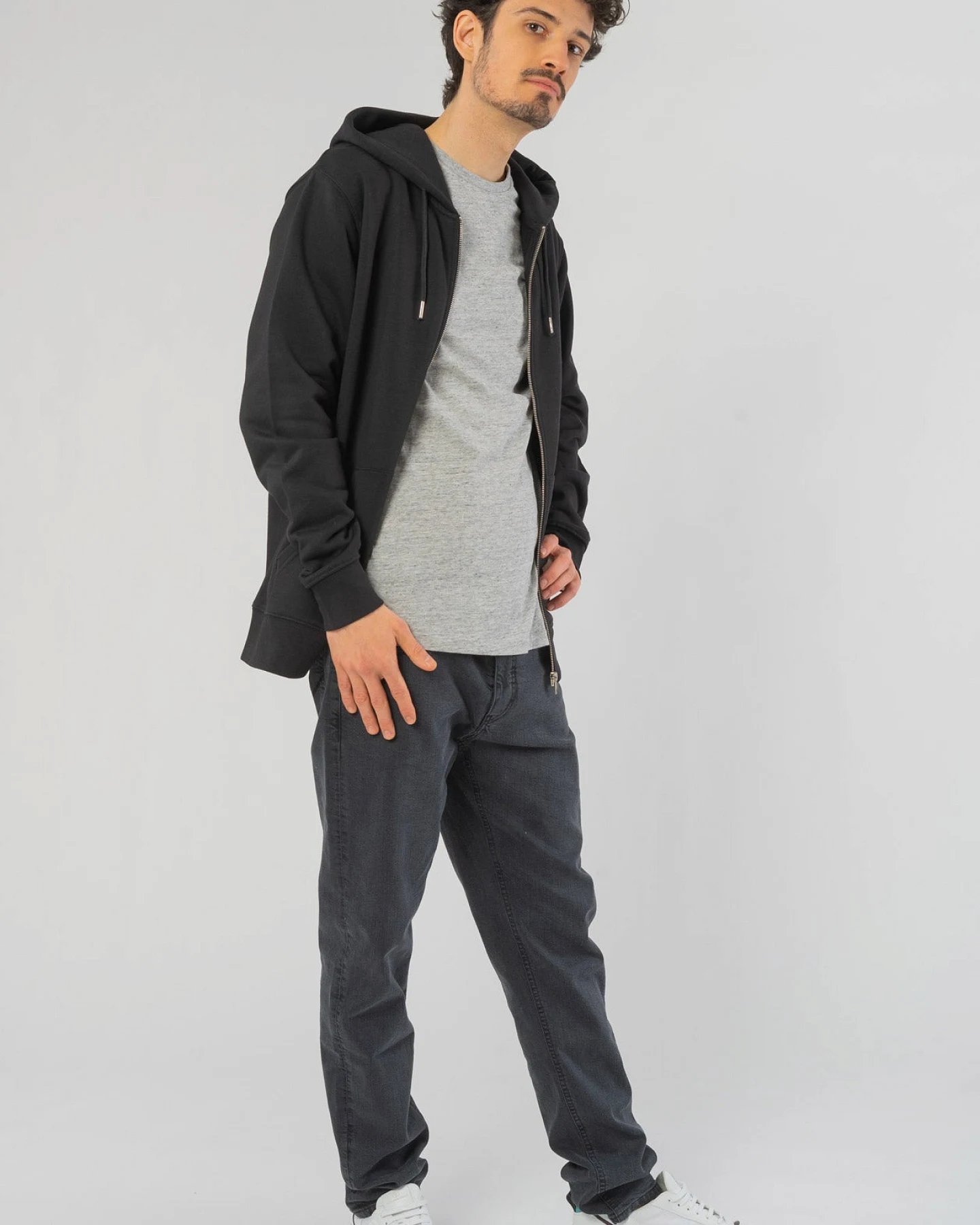 Basic Zipper aus Bio Baumwolle – Ansicht 3