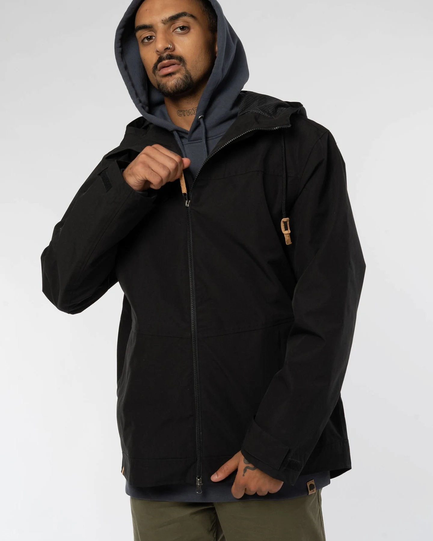 Regenjacke aus recyceltem Polyester – Ansicht 2