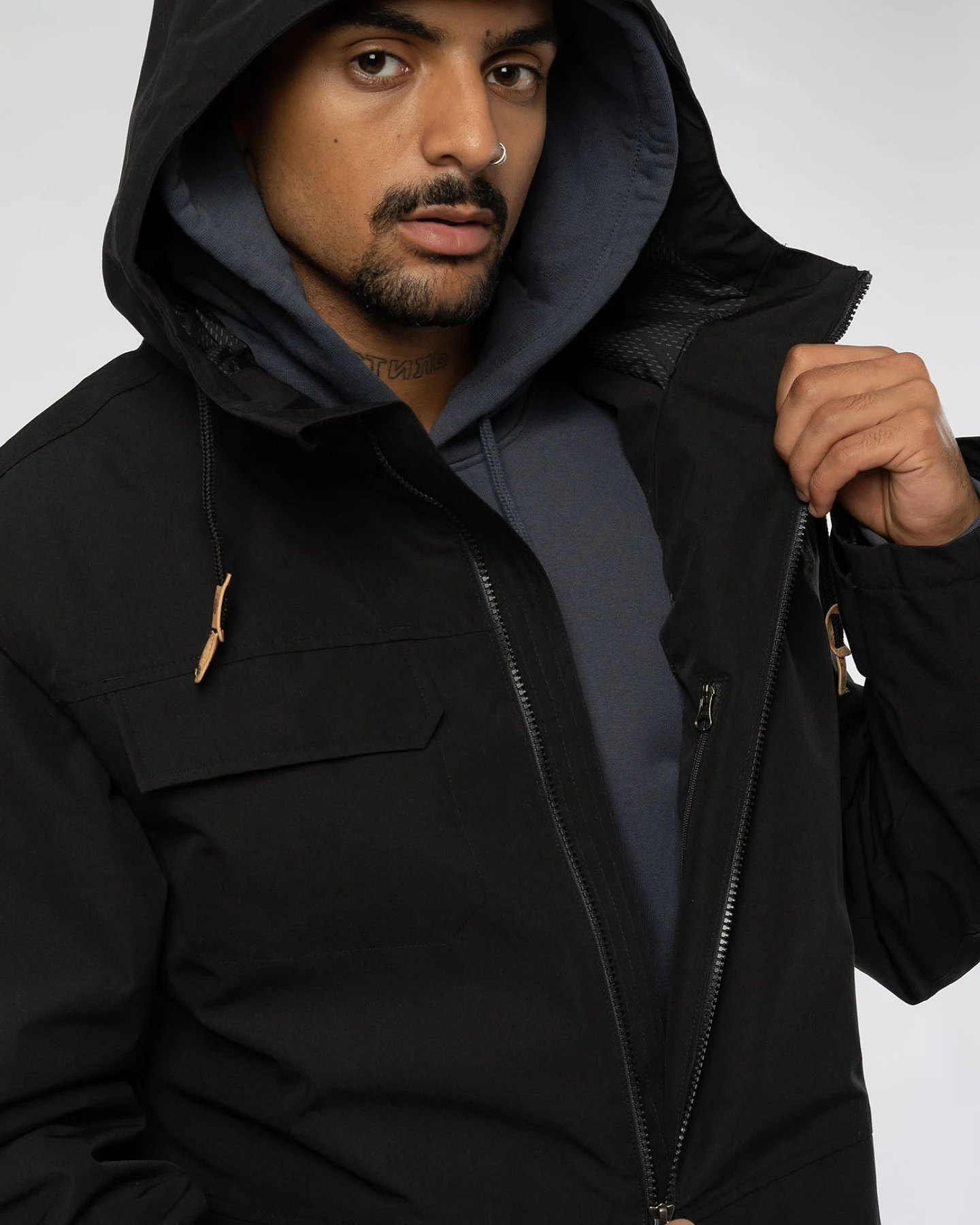 Regenjacke aus recyceltem Polyester – Ansicht 5