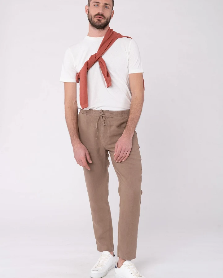 Slim Fit T-Shirt aus Hanf & Bio Baumwolle