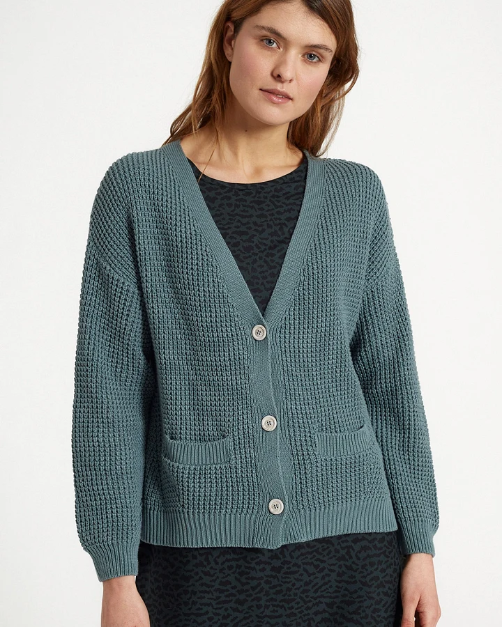 Knit Cardigan aus Bio Baumwolle