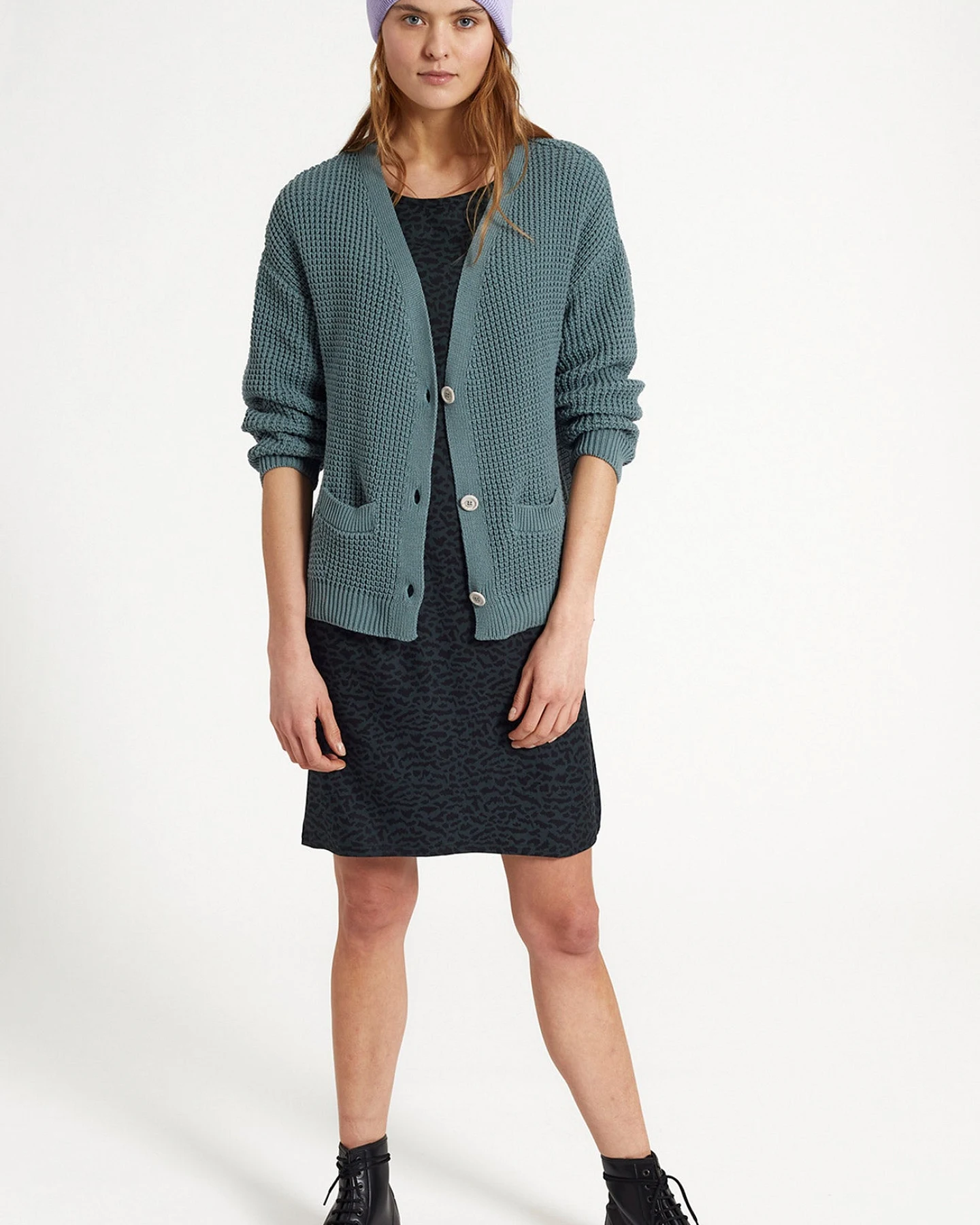 Knit Cardigan aus Bio Baumwolle – Ansicht 2