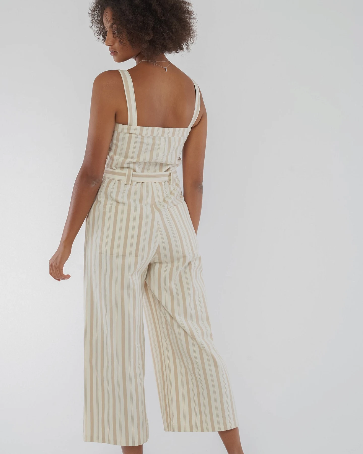 Rena Gestreifter Jumpsuit aus Bio Baumwolle – Ansicht 5
