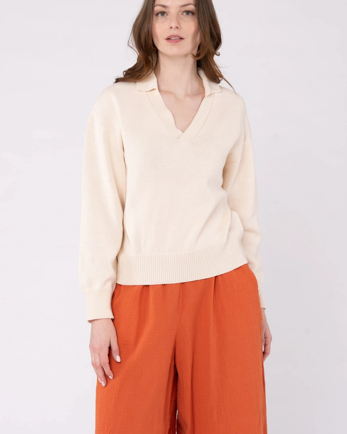 Strickpullover aus Bio Baumwolle – Ansicht 2