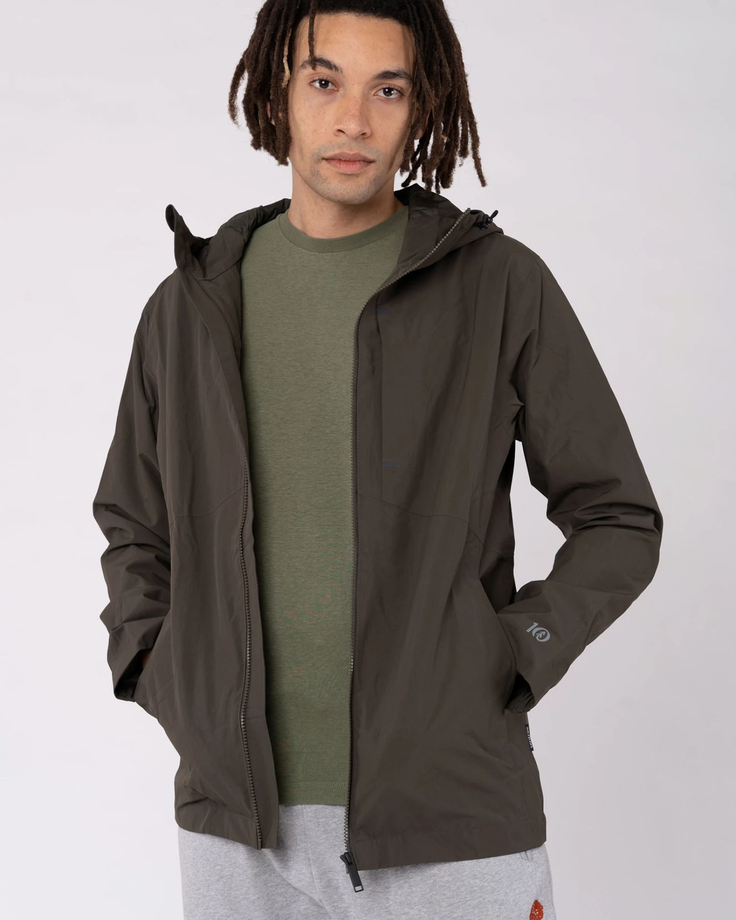 Regenjacke aus recyceltem Polyester – Ansicht 2