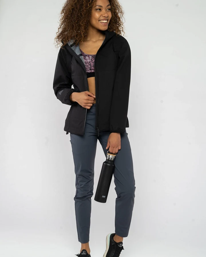 Regenjacke aus recyceltem Polyester