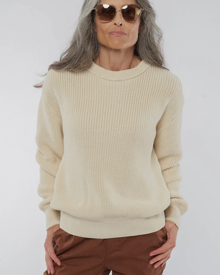 Strickpullover aus Bio Baumwolle
