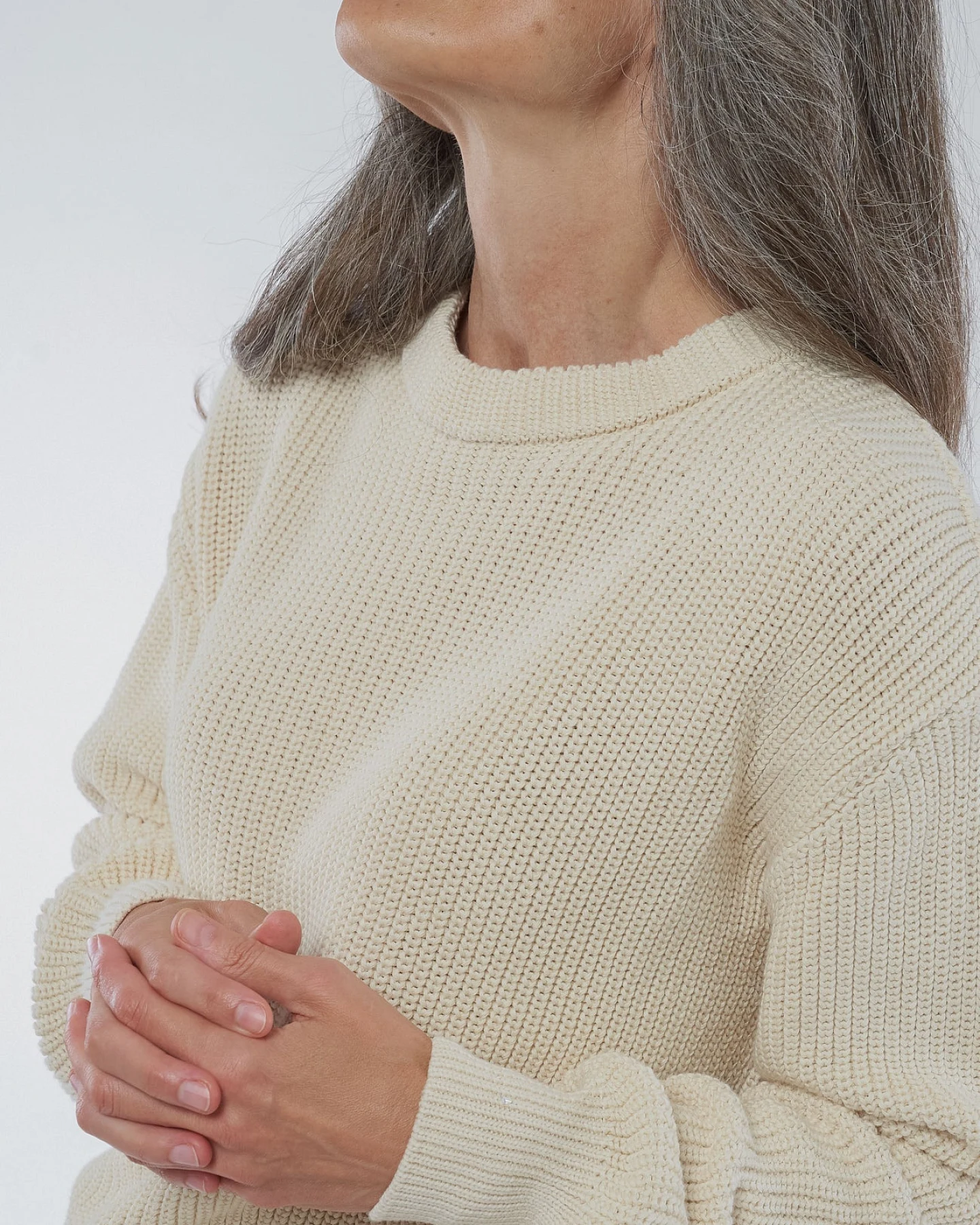 Strickpullover aus Bio Baumwolle – Ansicht 2