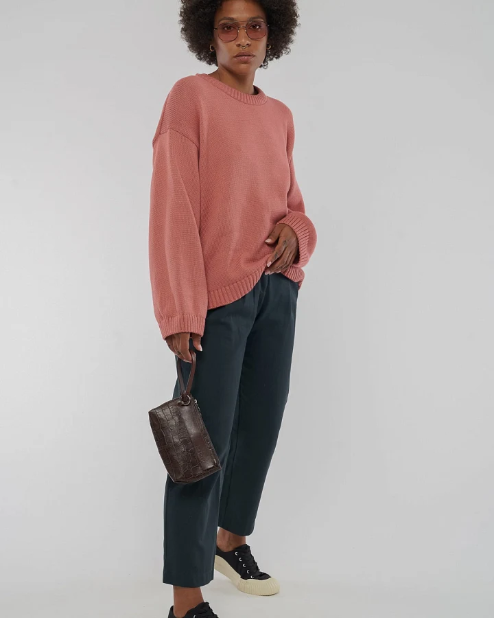 Strickpullover aus Bio Baumwolle