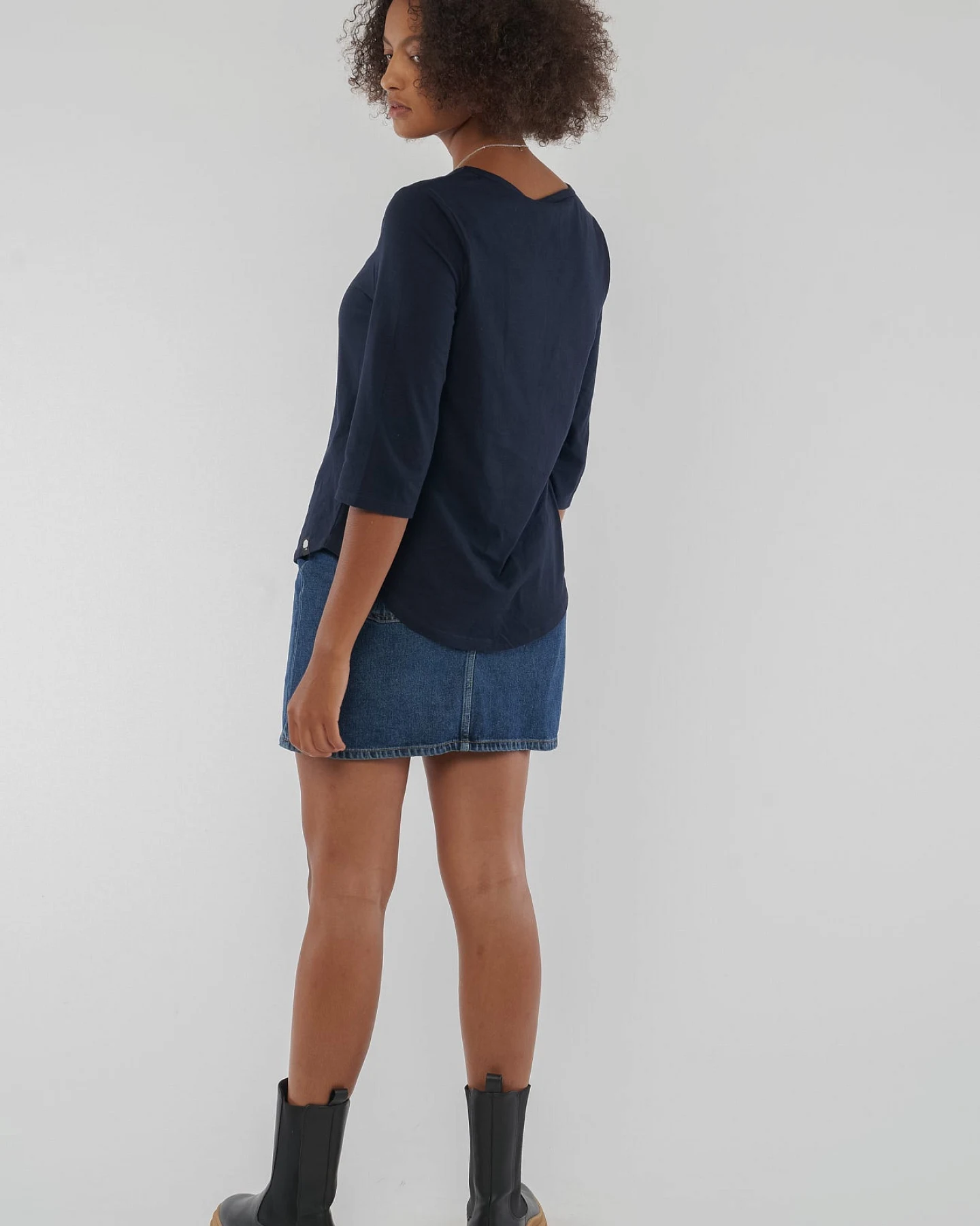 Ladies Three Quarter Sleeve T-Shirt aus Bio Baumwolle – Ansicht 6