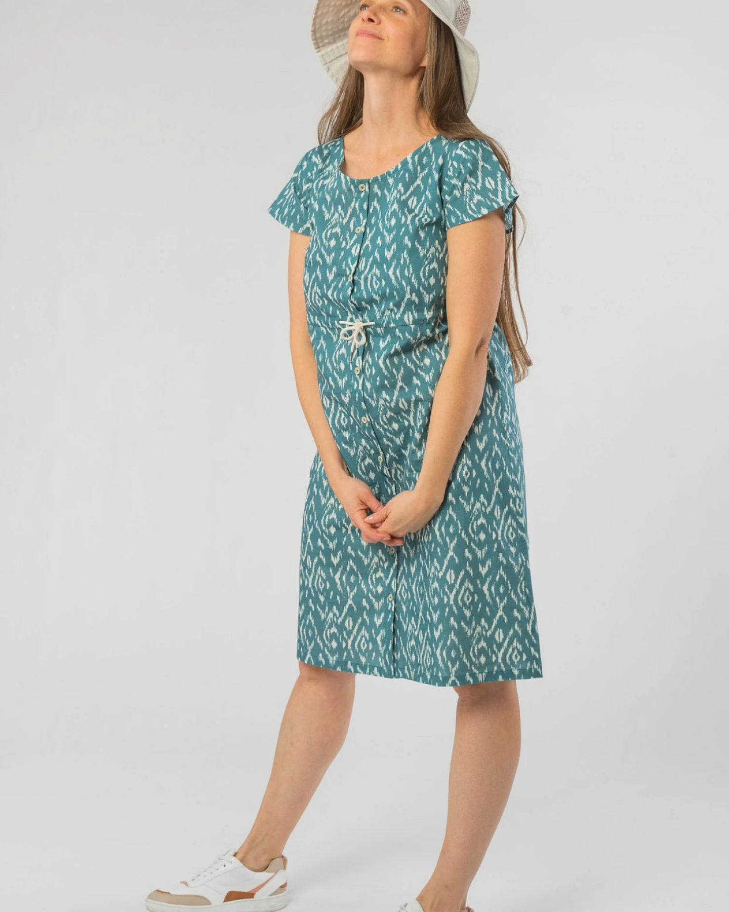 Linen Kleid aus Leinen & Bio Baumwolle – Ansicht 2