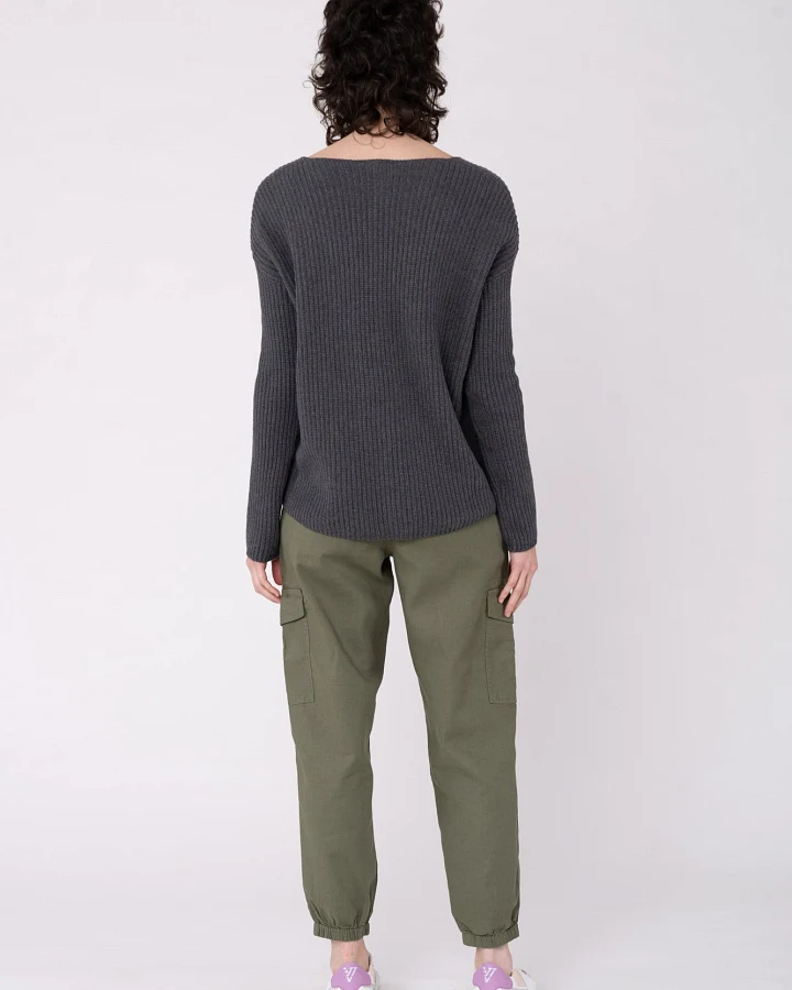 Cotton V-Neck Sweater