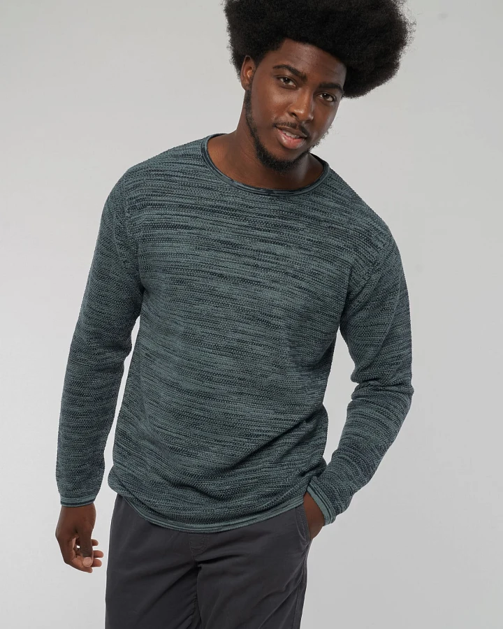 Knit-Crewneck aus Bio Baumwolle