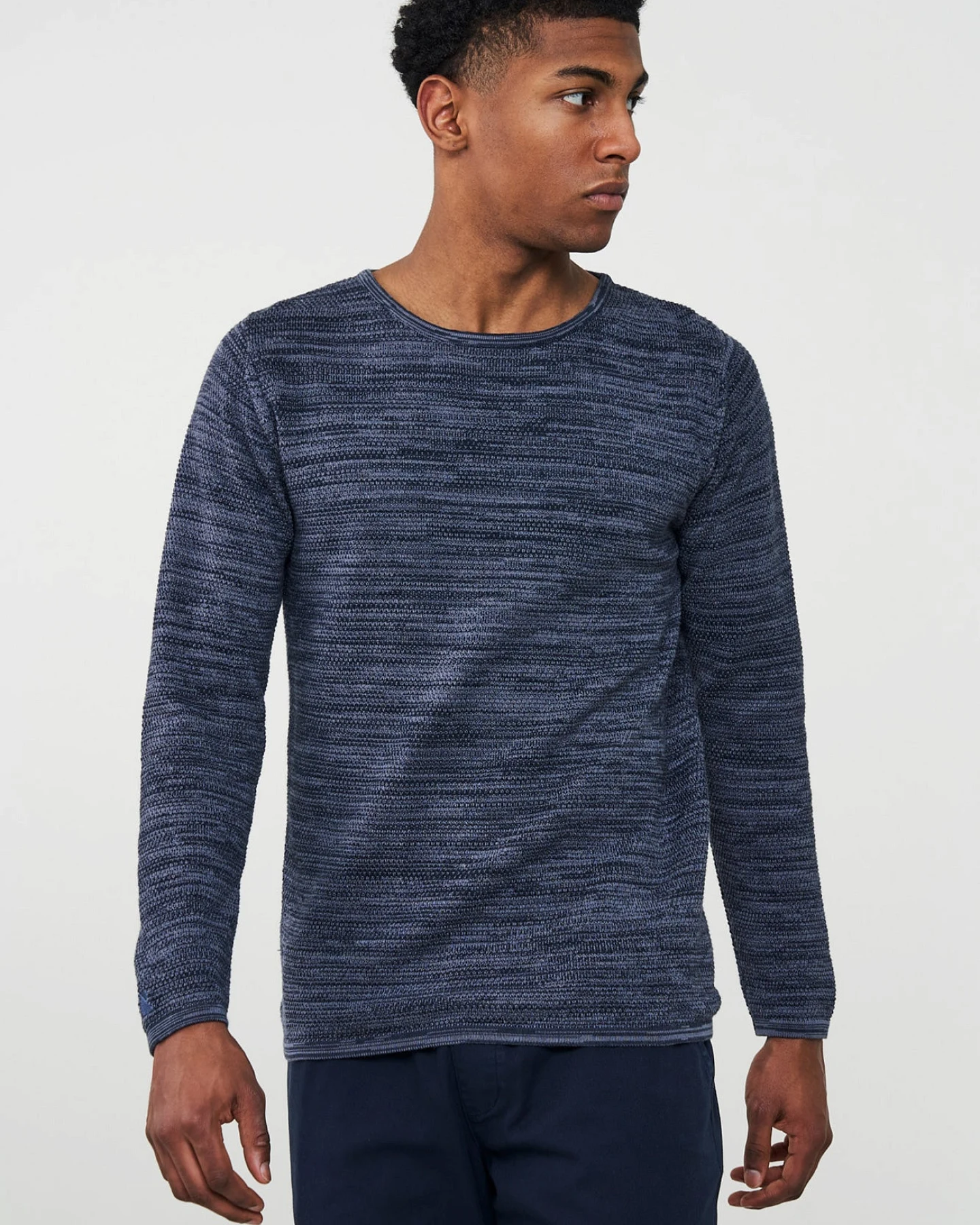 Knit-Crewneck aus Bio Baumwolle – Ansicht 2