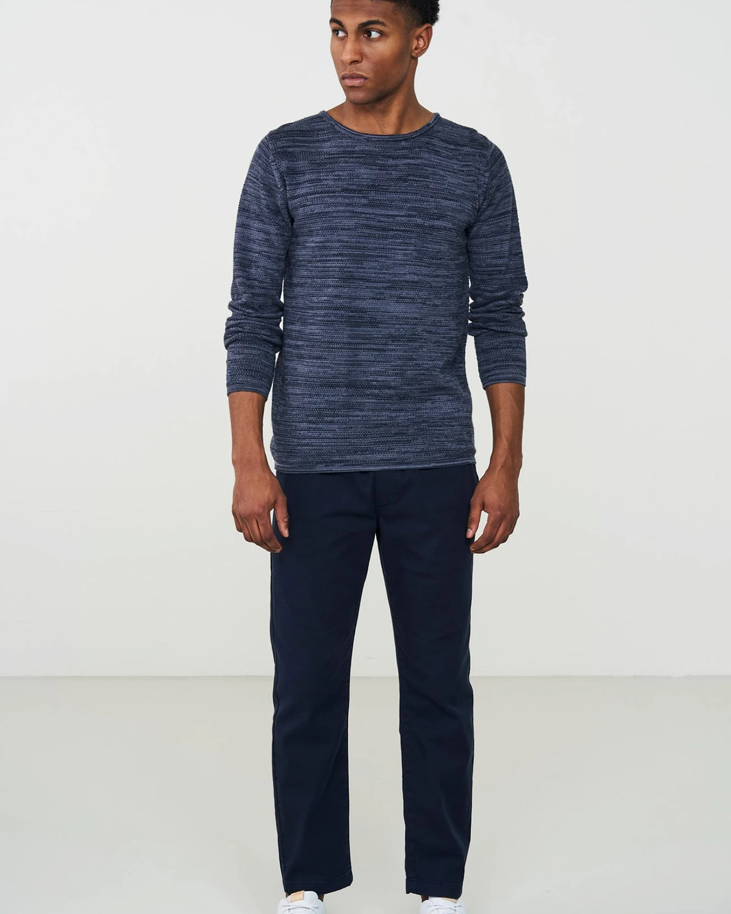 Knit-Crewneck aus Bio Baumwolle – Ansicht 4