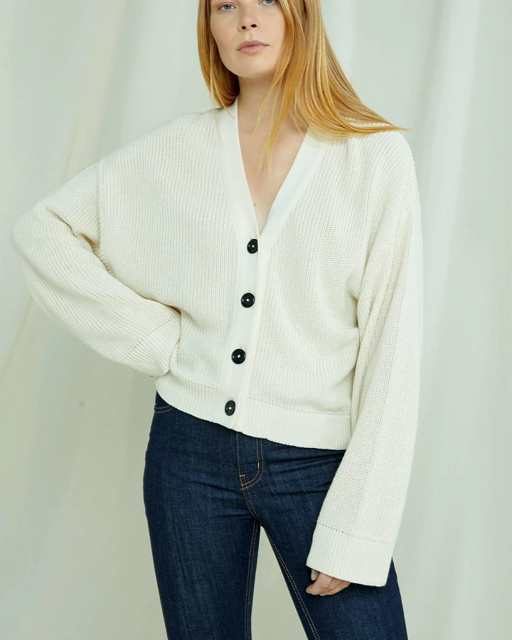 Cardigan aus Bio Baumwolle