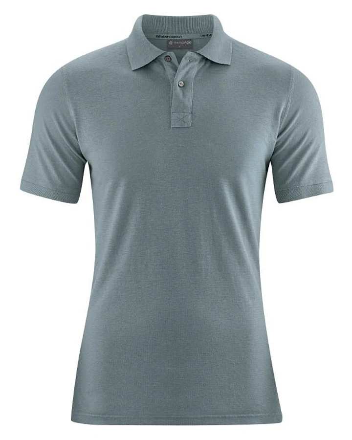 Klassisches Poloshirt aus Hanf & Bio Baumwolle
