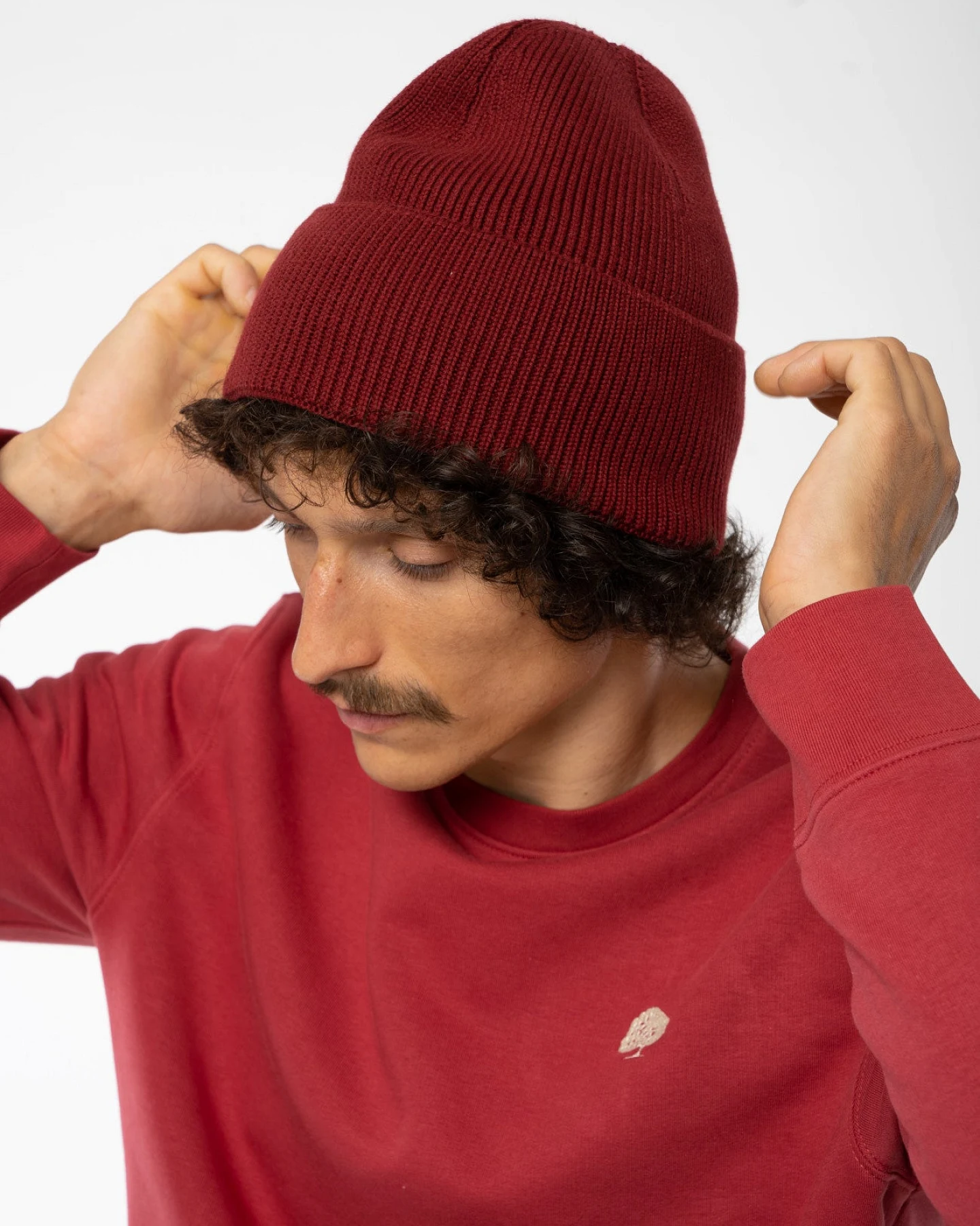 Strickmütze aus Bio Baumwolle – Ansicht 3