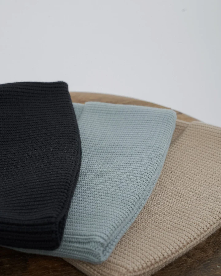 Strickmütze aus Bio Baumwolle