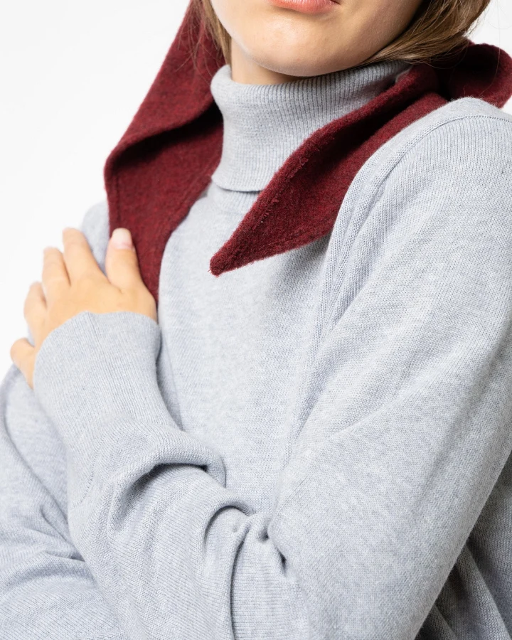 Feinstrick Rollkragen-pullover aus Bio Baumwolle