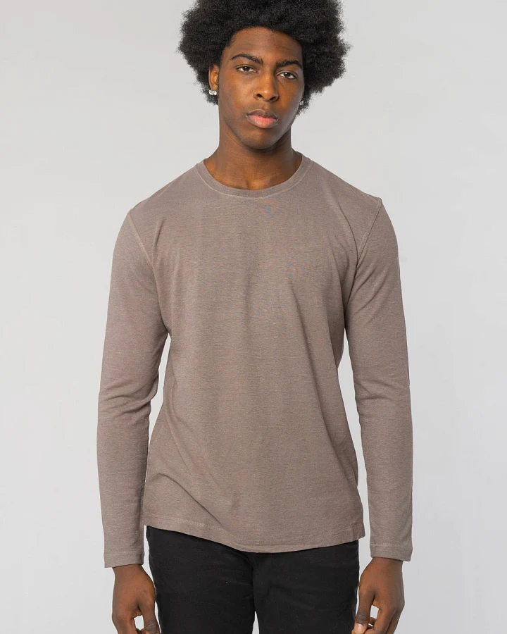 Leichtes Basic Longsleeve aus Hanf & Bio Baumwolle
