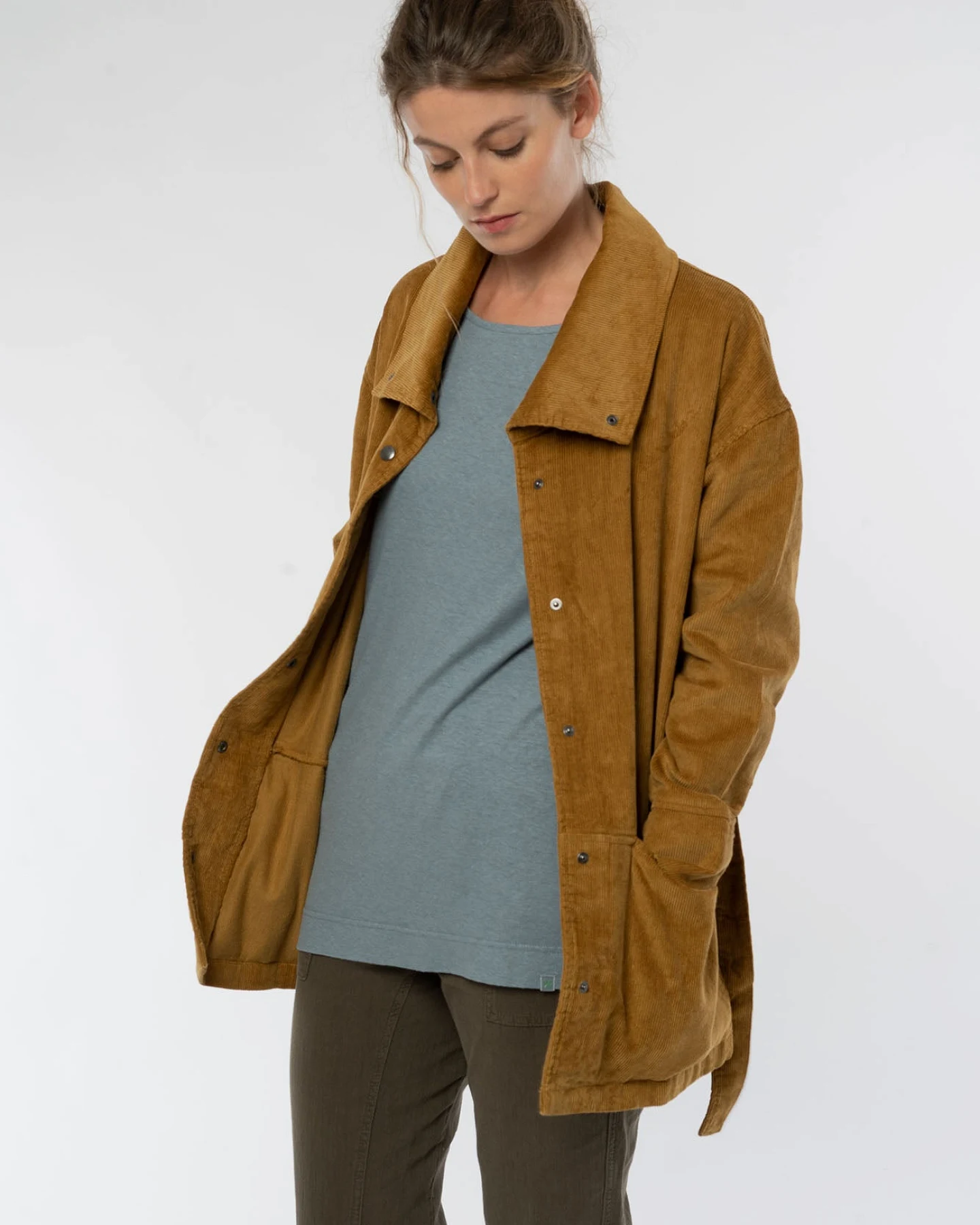 Cord Jacke aus Bio Baumwolle & Hanf – Ansicht 2