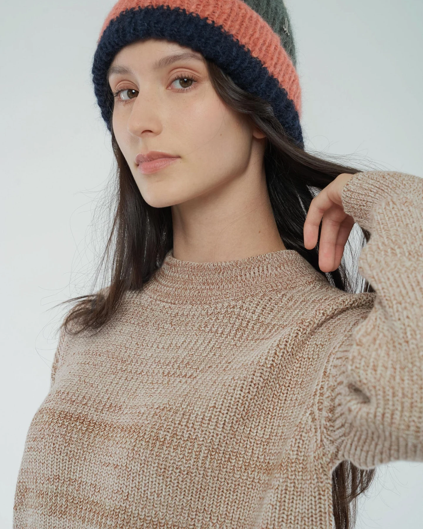 Rippstrick-pullover aus Bio Baumwolle – Ansicht 6