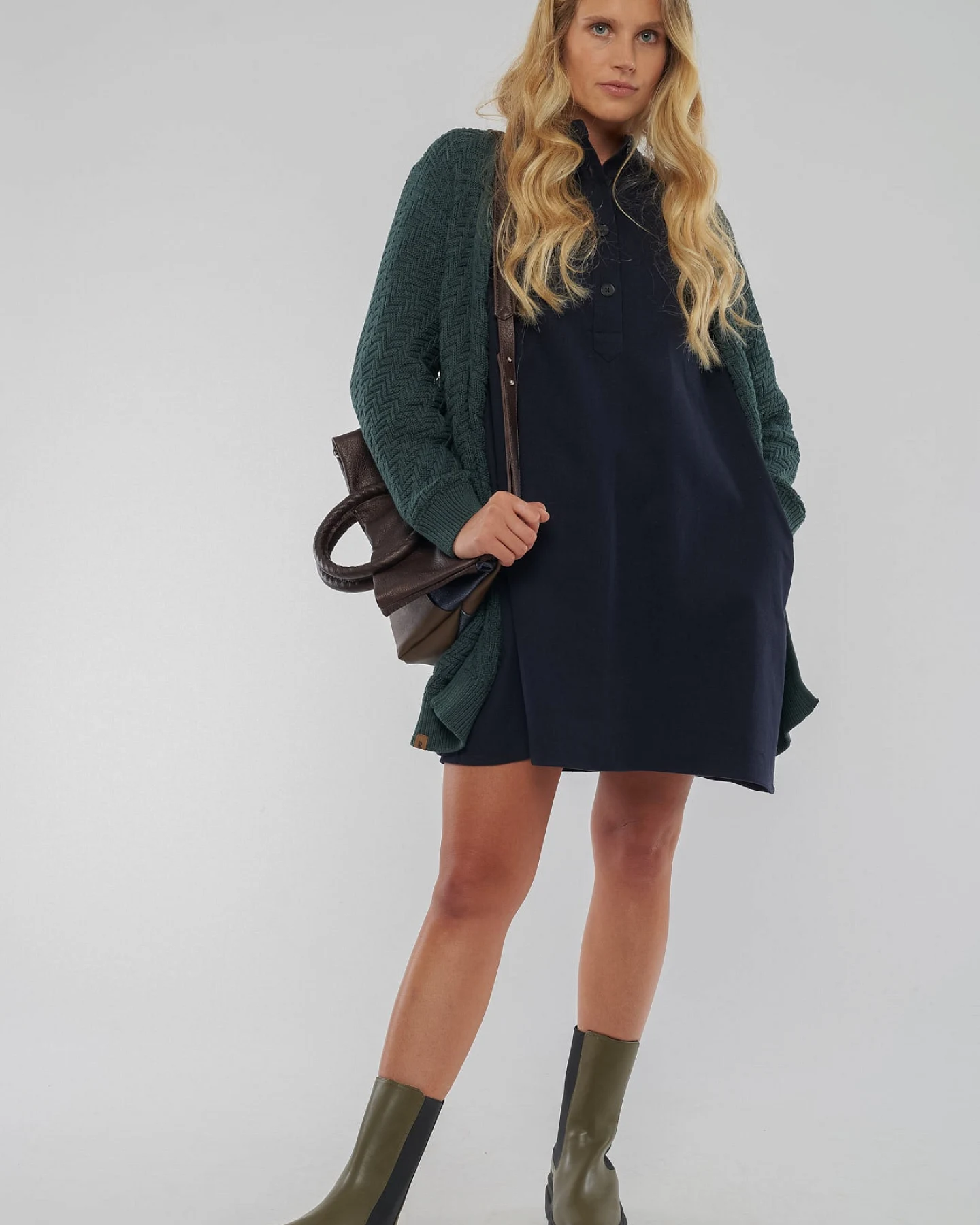 Langarm-bluse aus Bio Baumwolle – Ansicht 2