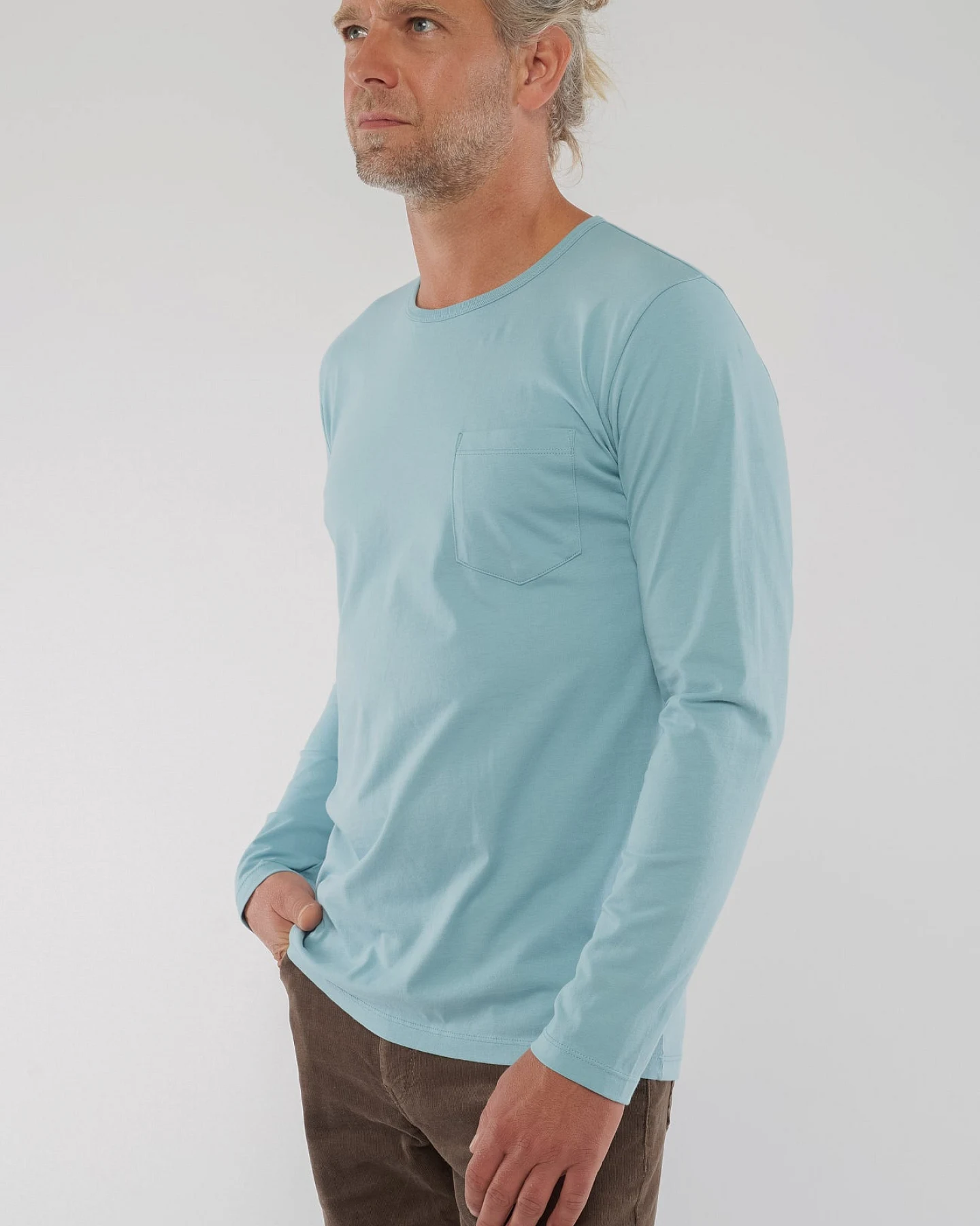 Premium Langarm-Shirt aus Bio Baumwolle – Ansicht 2