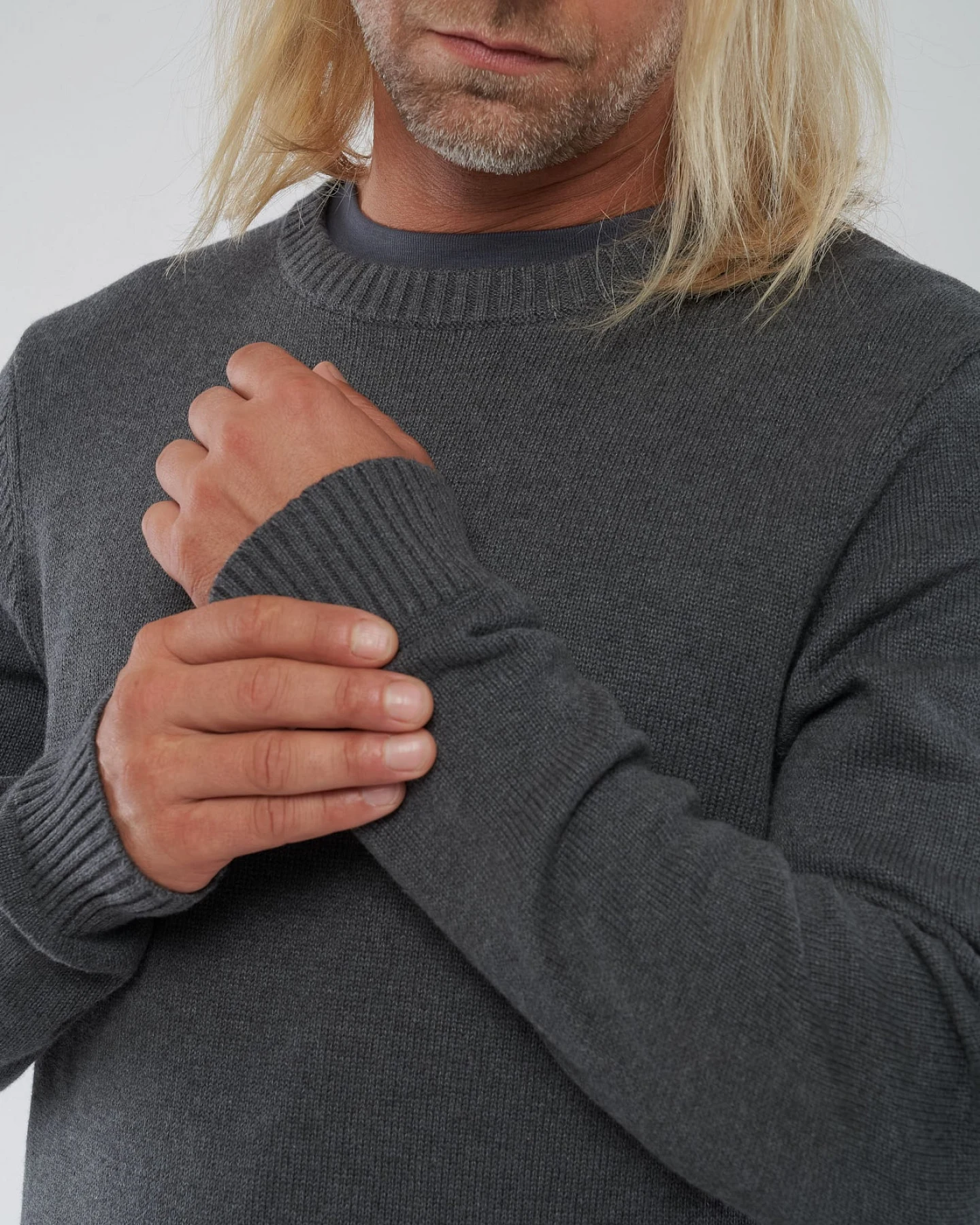Highline Cotton Crew Sweater aus Bio Baumwolle – Ansicht 3