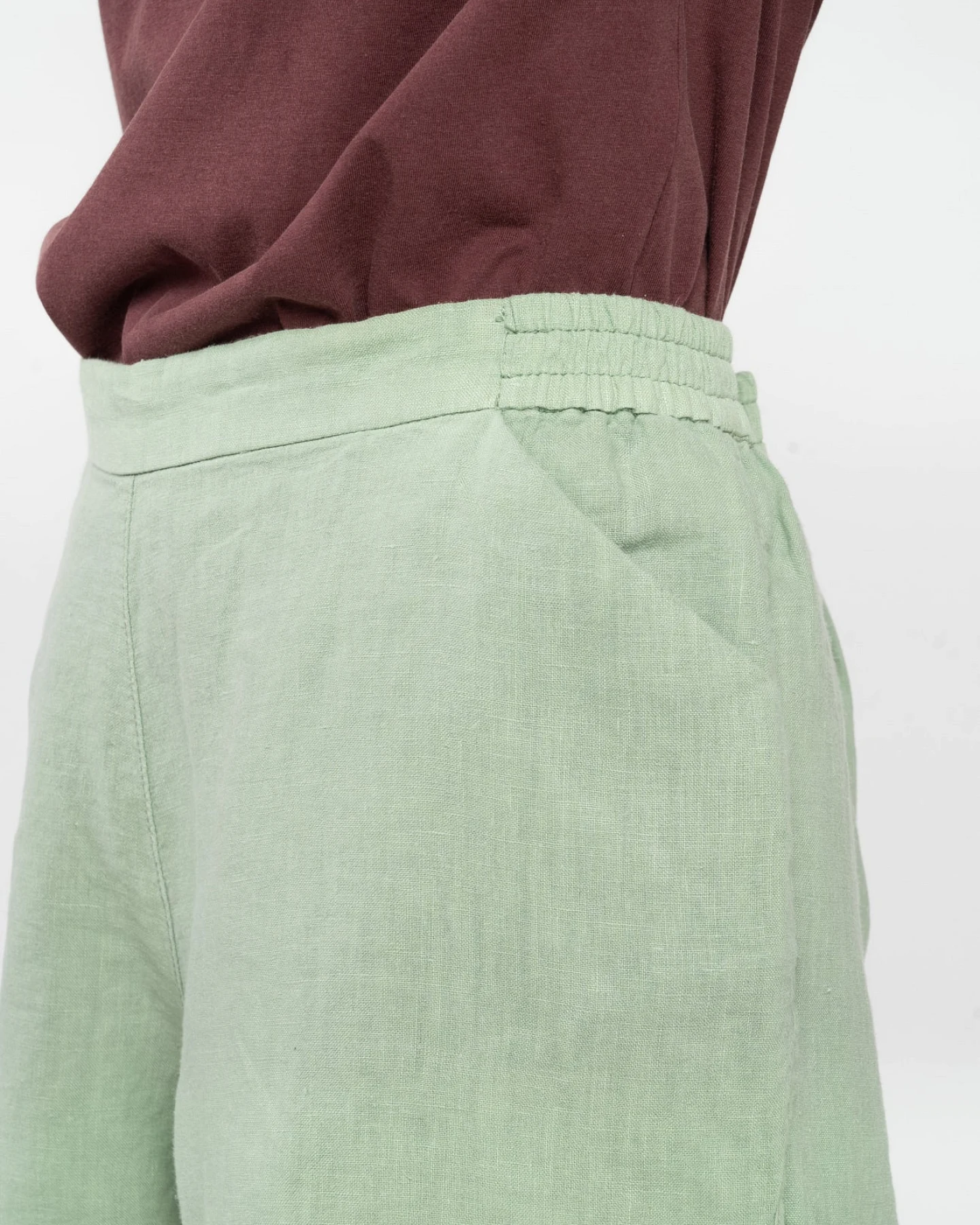 Leinen-Shorts aus Leinen – Ansicht 2