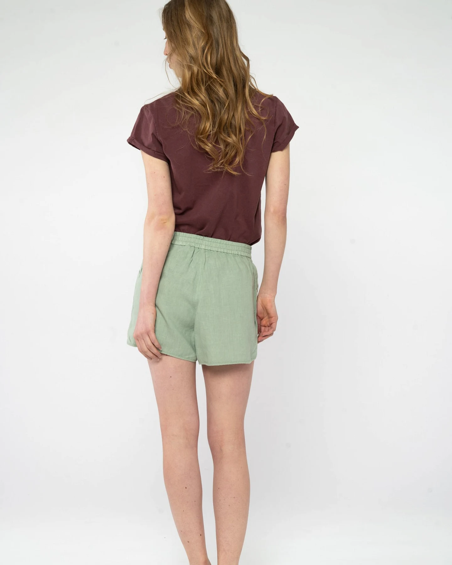 Leinen-Shorts aus Leinen – Ansicht 4
