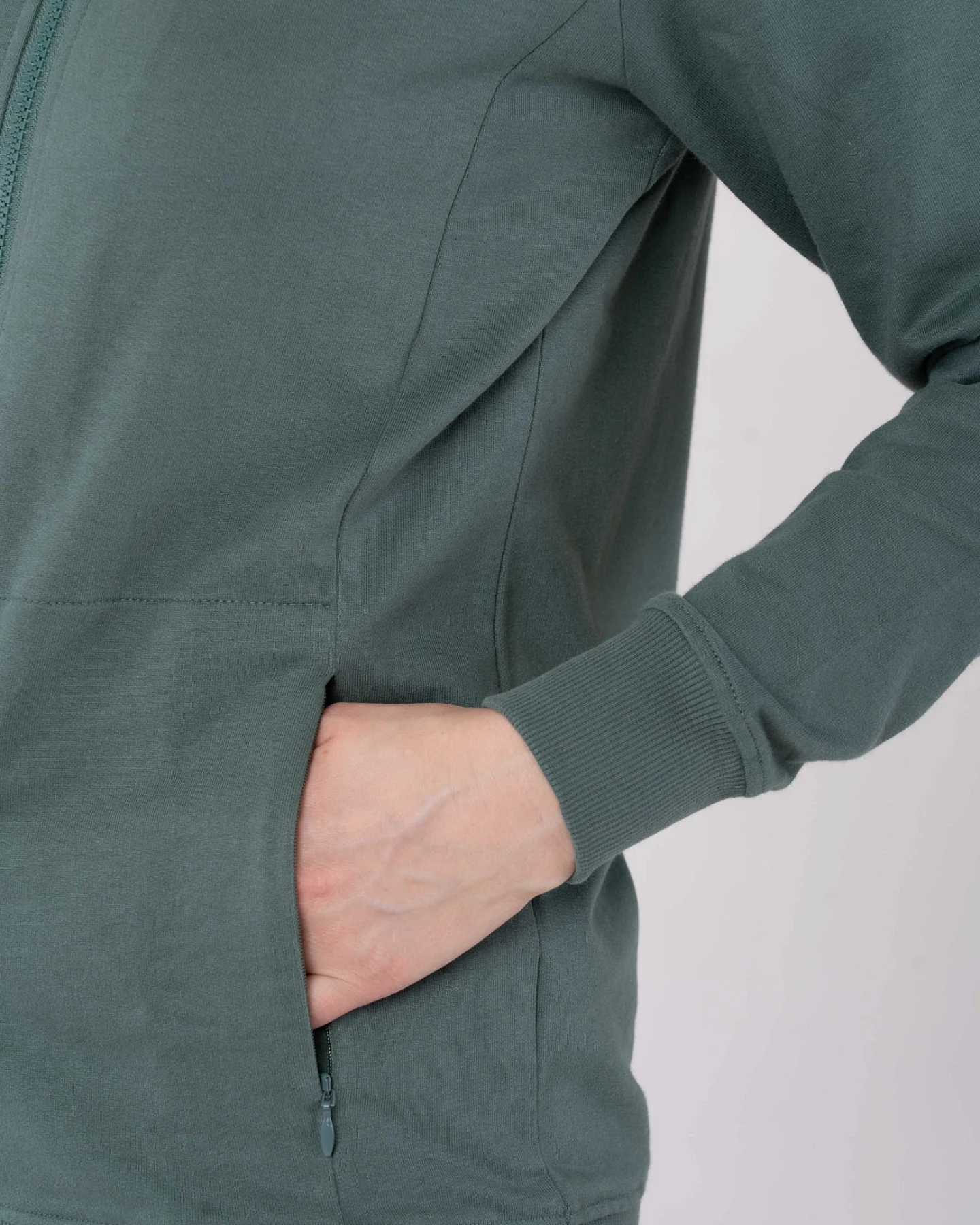 Kapuzenjacke aus Bio Baumwolle – Ansicht 6
