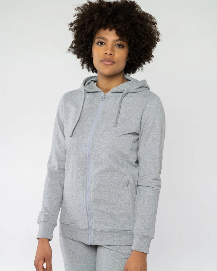 Kapuzenjacke aus Bio Baumwolle
