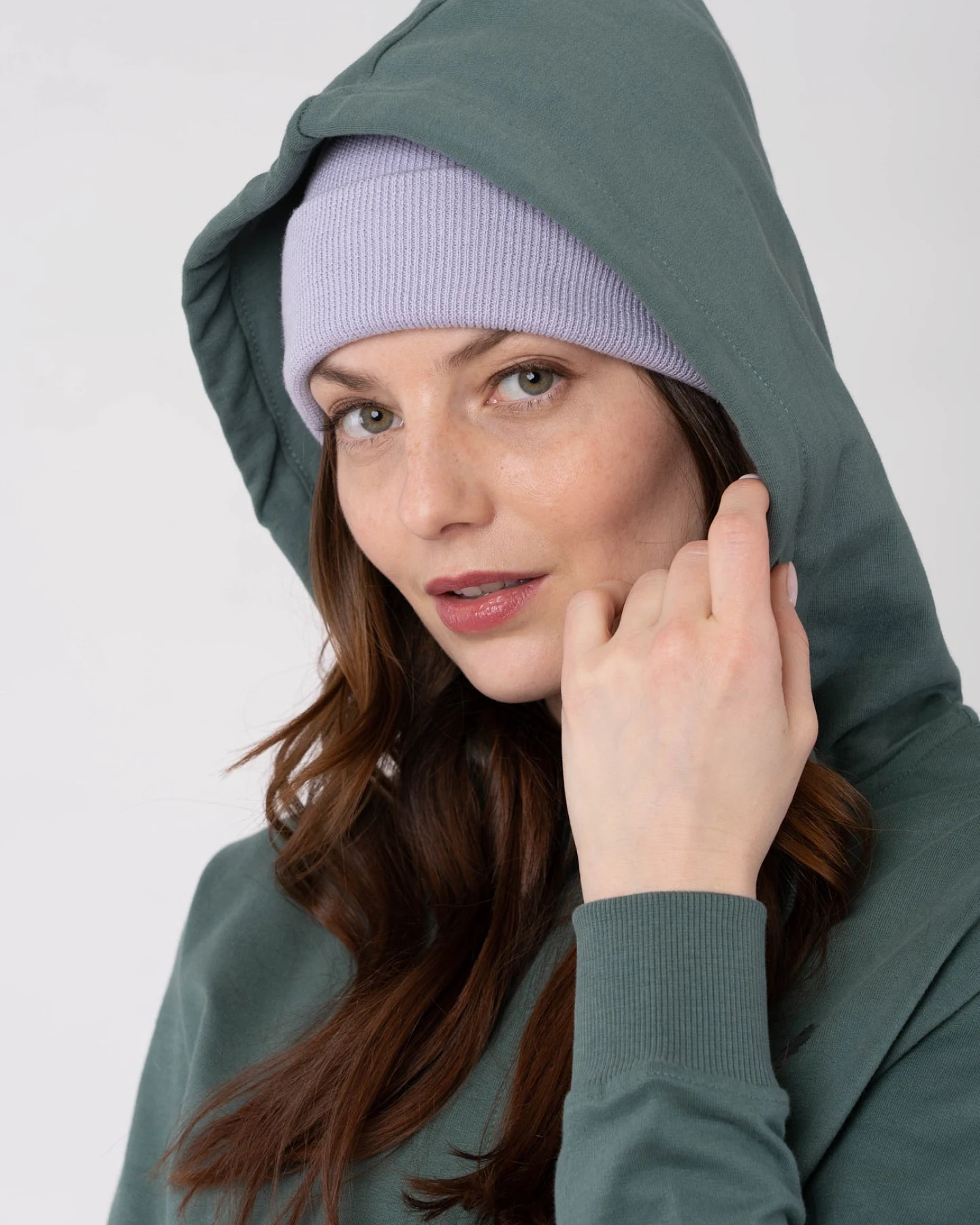 Kapuzenjacke aus Bio Baumwolle – Ansicht 6