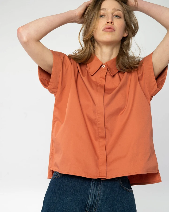 Bluse aus Bio Baumwolle