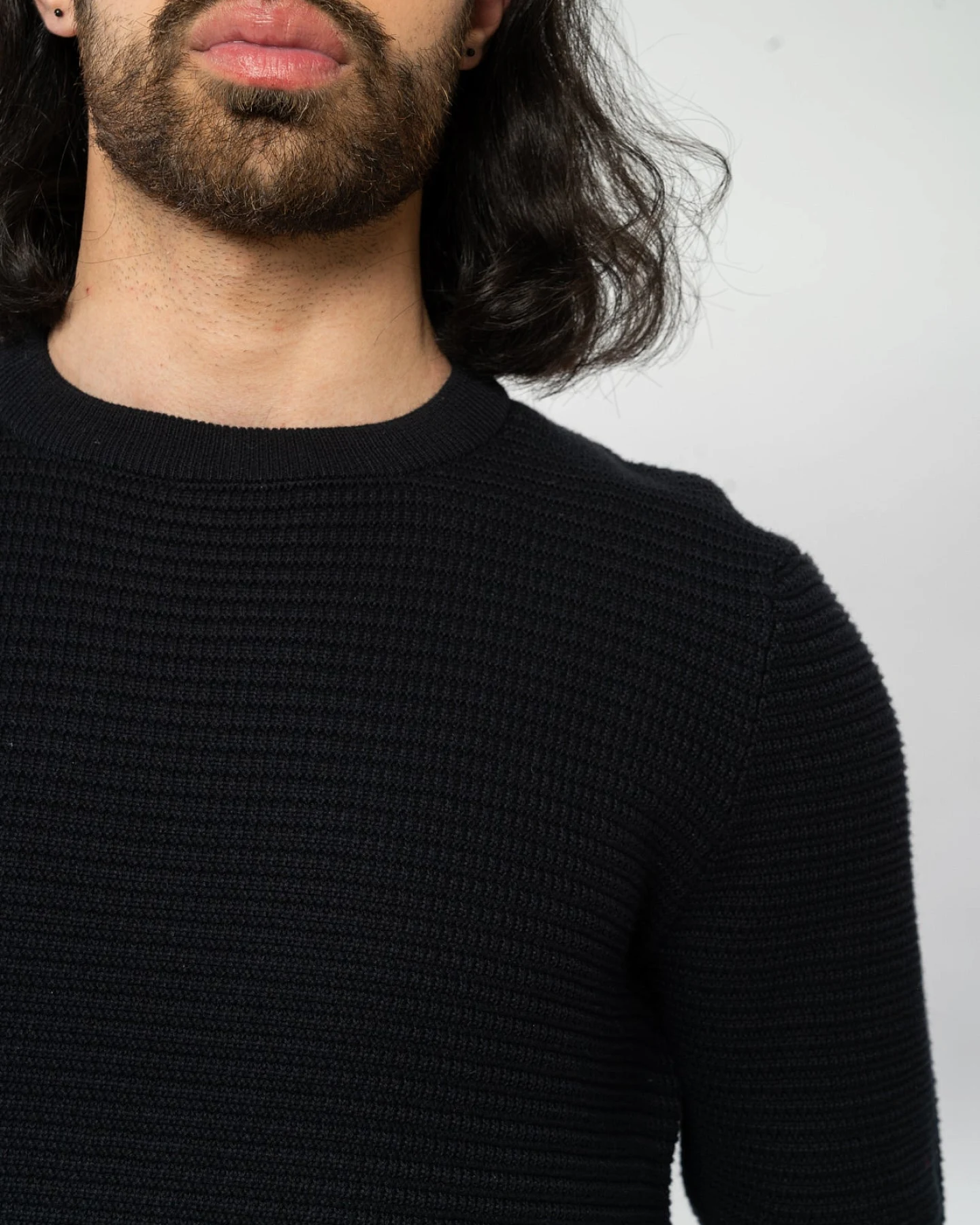 Rippstrickpullover aus Bio Baumwolle – Ansicht 6