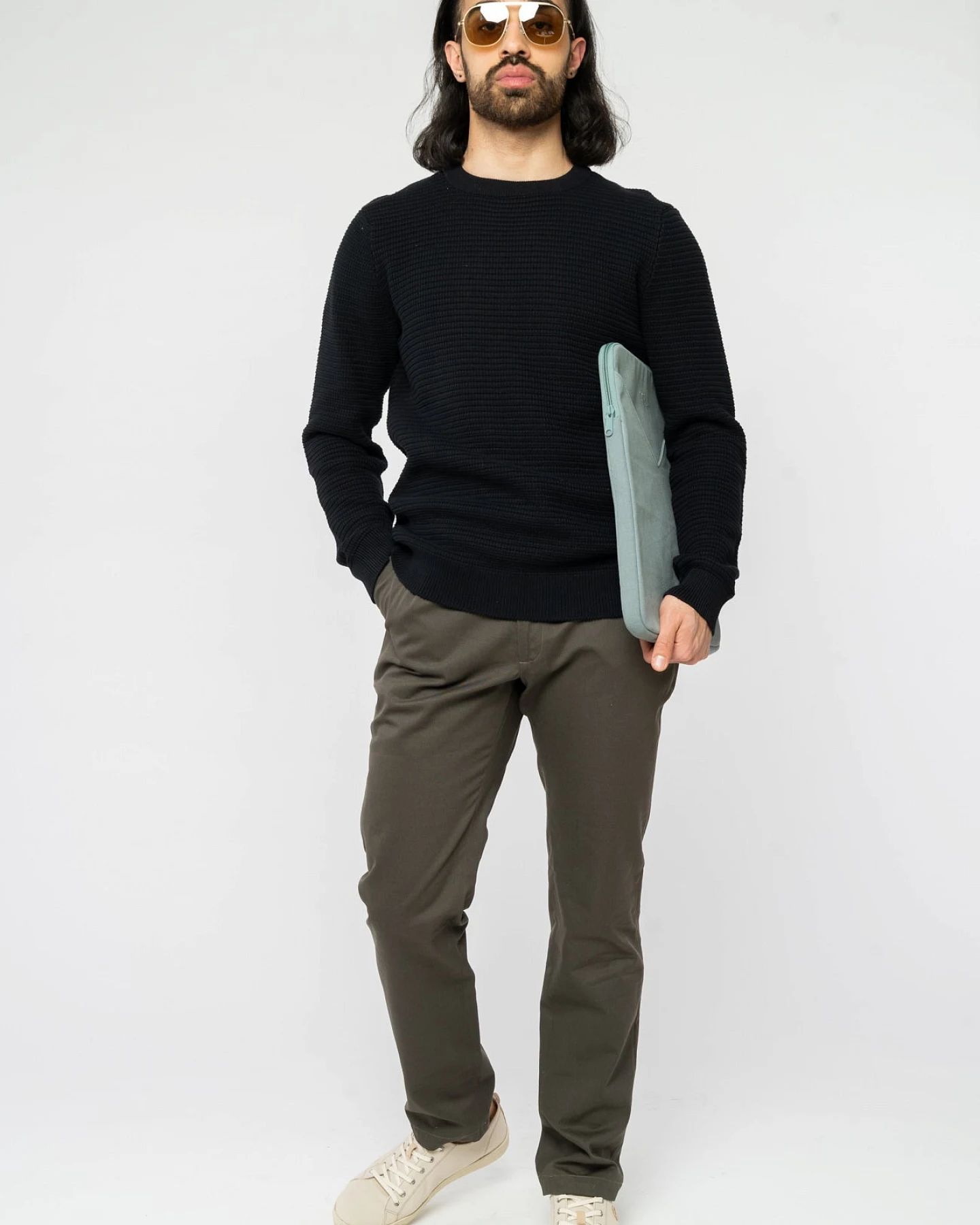 Rippstrickpullover aus Bio Baumwolle – Ansicht 5