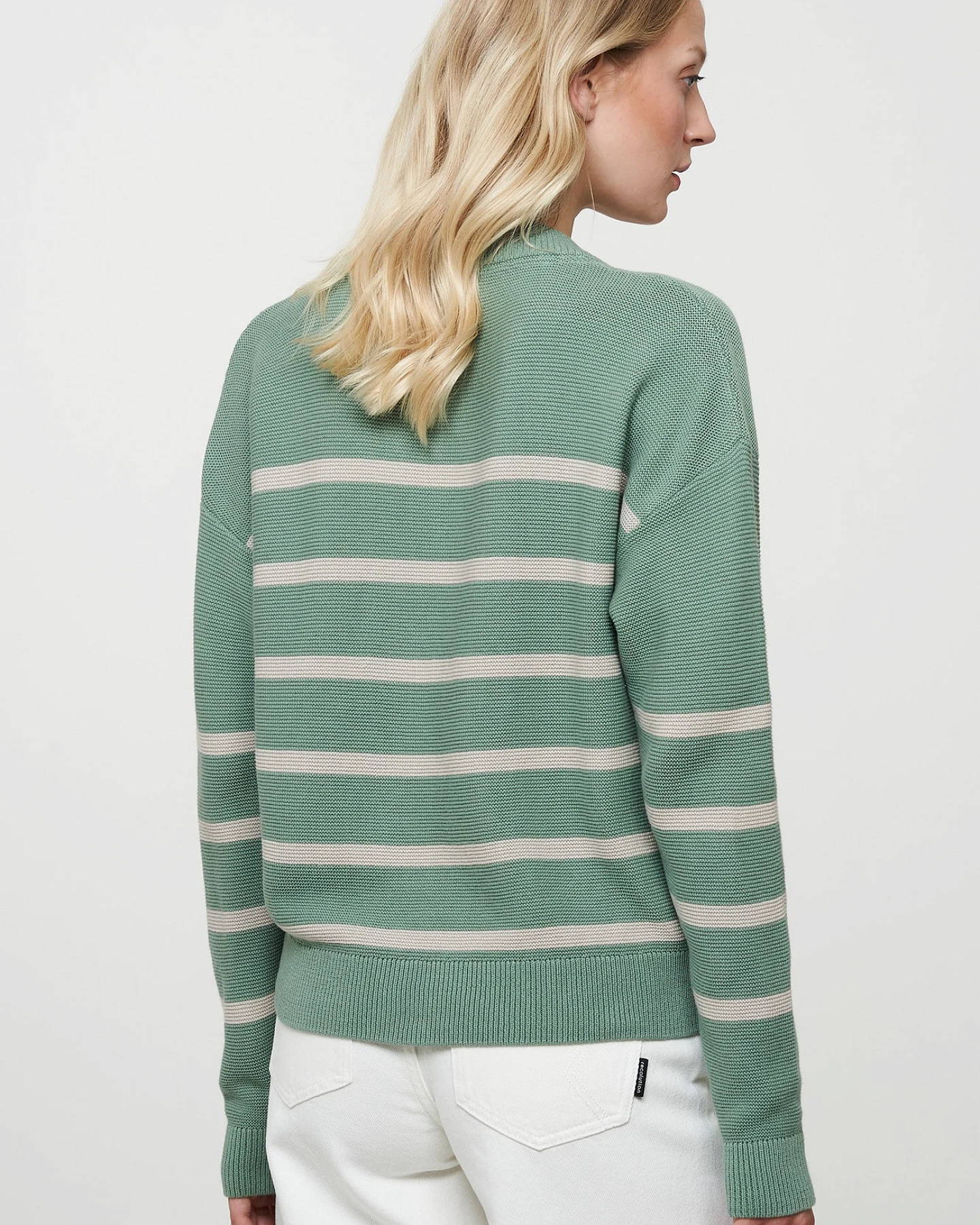 Gestreifter Pullover aus Bio Baumwolle – Ansicht 6