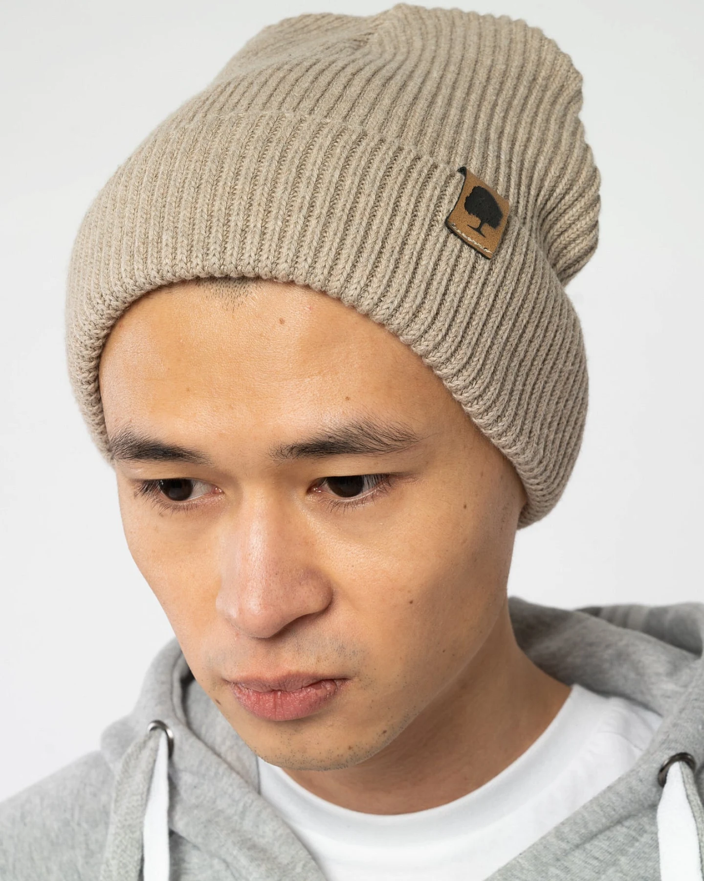 Fisherman Beanie aus Bio Baumwolle – Ansicht 2
