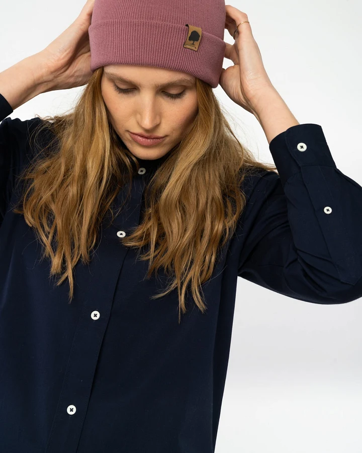 Rib Beanie aus Bio Baumwolle & recyceltem Polyester