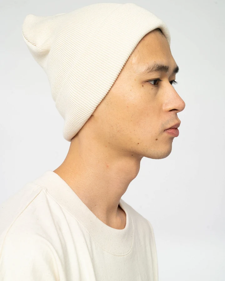 Rib Beanie aus Bio Baumwolle & recyceltem Polyester